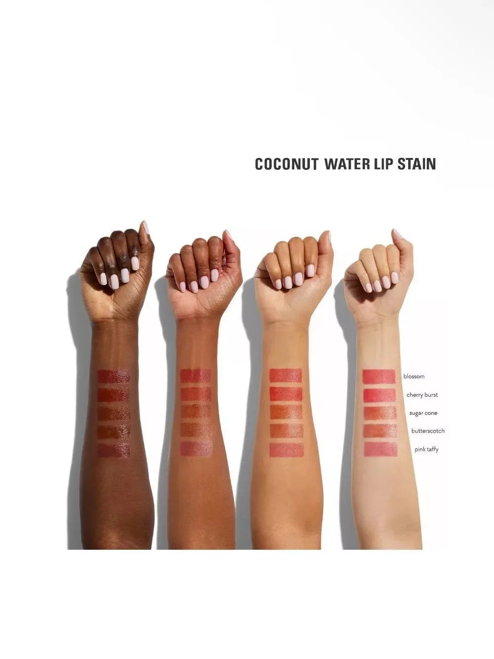 KYLIE COSMETICS Coconut Water Lip Stain Color Cherry Burst warm red
